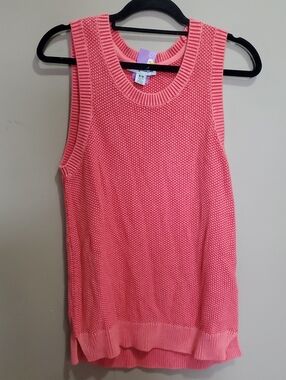 Tommy Bahama Belle Haven Sweater VestCoral Size Medium